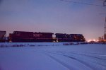 CP ES44AC & CEFX AC44CW Locomotives in the yard